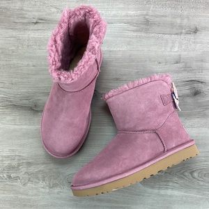 🍁 UGG 🍁 MINI BAILEY BOW SPLATTER BOOTS